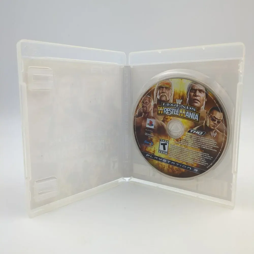 WWE Legends of Wrestlemania PS3 PlayStation 3 Video Game Wrestling THQ Tested